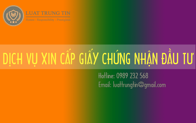 thủ tục cấp giấy chứng nhận đầu tư