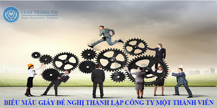 mẫu giấy đề nghị đăng ký doanh nghiệp công ty TNHH MTV