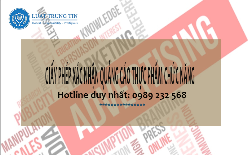 đăng ký quảng cáo thực phẩm chức năng