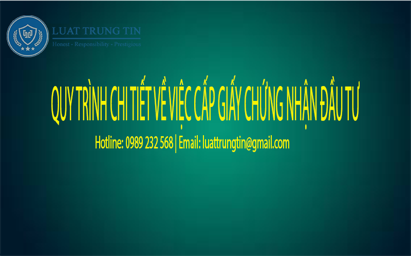 cấp giấy chứng nhận đầu tư