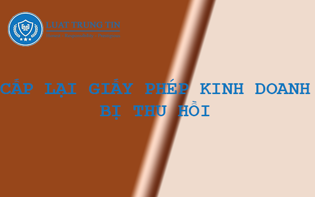 cấp lại giấy phép kinh doanh