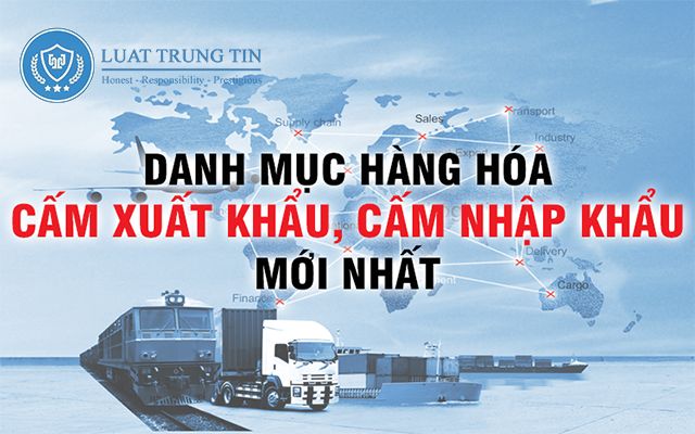 danh mục hàng hóa cấm nhập khẩu