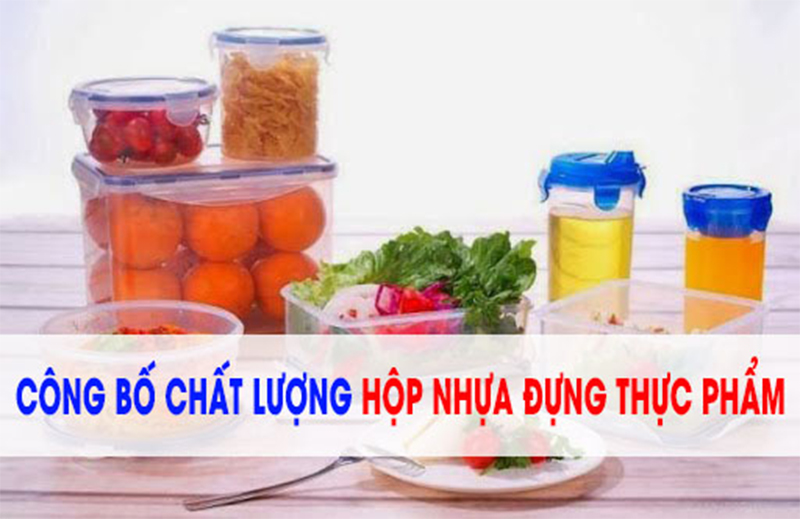 công bố bao bì chứa đựng thực phẩm