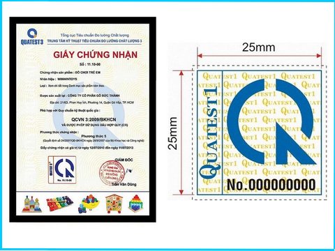 chứng nhận hợp quy đồ chơi trẻ em