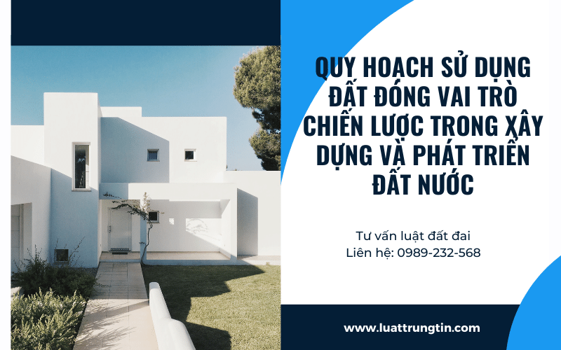 quy hoạch sử dụng đất