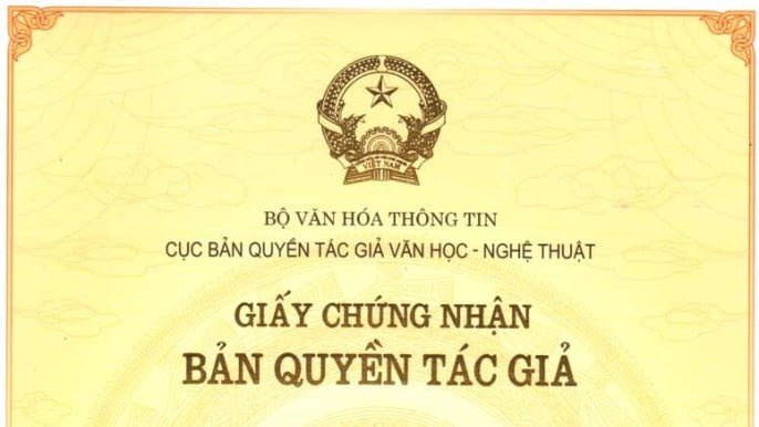 giấy chứng nhận đăng ký quyền tác giả