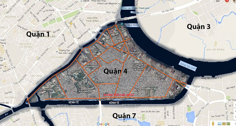 map quận 4