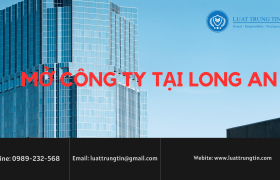 mở công ty tại Long An